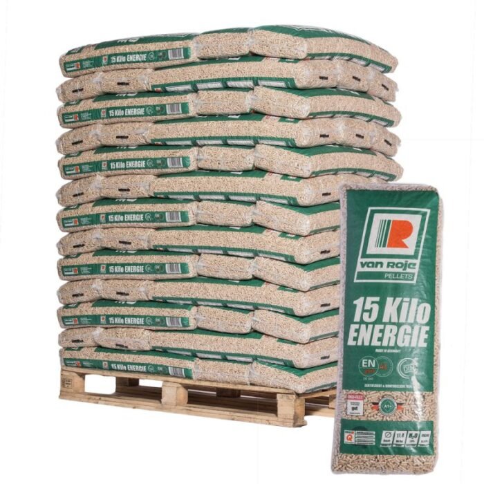 Pellets Van Roje Palette 65 Sacs de 15 kg Haute Qualité Allemande – Image 1